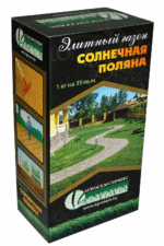 Смесь семян газонных трав СОЛНЕЧНАЯ ПОЛЯНА упаковка 1кг