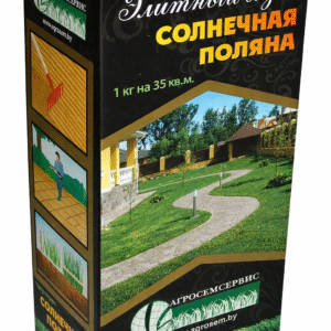 Смесь семян газонных трав СОЛНЕЧНАЯ ПОЛЯНА упаковка 1кг