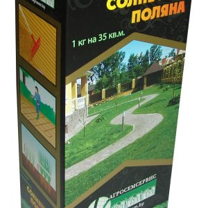 Смесь семян газонных трав СОЛНЕЧНАЯ ПОЛЯНА упаковка 1кг