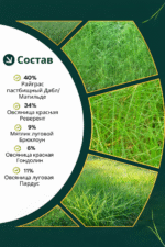 Смесь семян газонных трав УНИВЕРСАЛЬНАЯ упаковка 1кг — изображение 5