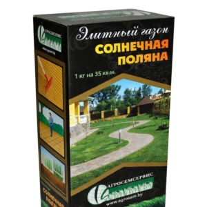 Смесь семян газонных трав СОЛНЕЧНАЯ ПОЛЯНА упаковка 1кг