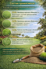 Газонная травосмесь "ORNAMENTAL", РС-1, Дания - 1 кг — изображение 3