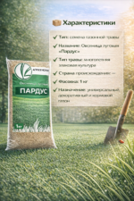 Овсяница луговая "ПАРДУС" - 1 кг — изображение 3