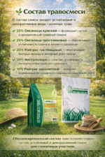 Газонная травосмесь "СОЛНЫШКО" - 1кг — изображение 3