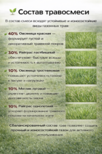 Газонная травосмесь "АТЛЕТ" - 10 кг — изображение 3